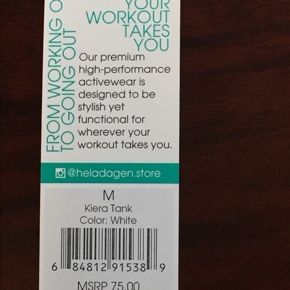 Yoga tank by Heladagen never worn fits like small - Picture 3 of 3